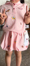 LUSON小O寶童裝寶寶刺繡polo連衣裙女2025夏新款女童洋氣裙子套裝 曬單實(shí)拍圖