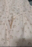 森馬（Semir）連衣裙女荷葉邊V領(lǐng)溫柔少女感2025夏季碎花裙小清新109325114010 曬單實(shí)拍圖