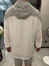 美津濃戶外皮膚衣男士夏季冰絲透氣防曬服輕薄釣魚服 白色/灰色  4XL  曬單實拍圖