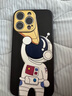 霸時代適用 iPhone14ProMax手機殼液態(tài)硅膠軟殼蘋果14ProMax保護套全包仰望星空雙側(cè)邊女男款外殼 經(jīng)典黑【雙側(cè)邊仰望星空】+全屏鉆石膜 iPhone 14 ProMax 曬單實拍圖
