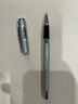 斑馬牌（ZEBRA）拔帽簽字筆 晶燦金屬質感中性筆 0.5mm子彈頭商務禮品筆 C-JJ4 銀色桿黑芯 曬單實拍圖