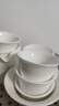 瓷牌茗茶具（cipaiming teaset）羊脂玉茶具套裝德化白瓷茶壺泡茶器辦公室會(huì)客蓋碗功夫茶杯整套 《美人肩蓋碗》羊脂玉 10件 曬單實(shí)拍圖