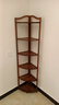 FANCYCHIC簡(jiǎn)約靠墻角楠竹三角墻角柜家用多層轉角收納架落地儲物架置物架 六層茶色【純竹】轉角架【加粗加 曬單實(shí)拍圖