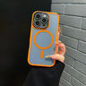 jyburn【全包鏡頭】蘋果16Promax手機(jī)殼iPhone16Promax新款A(yù)I相機(jī)按鍵保護(hù)套磨砂Magsafe磁吸防摔透明女 【橙色】AI按鍵-萊卡鏡頭-Magsafe磁吸 適用iPhone1 曬單實(shí)拍圖