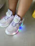 HELLO KITTY庫洛米女童運動(dòng)鞋亮燈鞋2025秋季款發(fā)光兒童鞋子中大童女孩跑步鞋 紫色006 【亮燈款】 29 適合腳長(cháng)17.6-18.1cm 曬單實(shí)拍圖