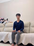 都市麗人男士保暖褲男7A抑菌雙面加絨加厚無(wú)痕大碼磨毛護膝打底褲保暖秋褲 曬單實(shí)拍圖