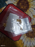 中國黃金（CHINA GOLD）黃金項鏈女士999足金鏤空星星吊墜七夕情人節(jié)禮物送女友老婆 足金吊墜約1.2g*贈銀鏈 曬單實拍圖