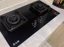 志高（CHIGO）燃?xì)庠钐烊粴庠罴矣们度胧脚_(tái)式煤氣灶雙灶 大火力液化氣灶雙邊定時(shí)猛火灶 【天然氣】雙邊定時(shí)+藍(lán)焰猛火+精銅火蓋 曬單實(shí)拍圖