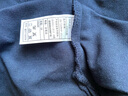 立蒙（LIMENG）珠地棉長袖T恤男士純色POLO衫全棉翻領大碼t袖衫潮 藏青色 180 曬單實拍圖