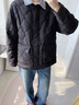 鴨鴨（YAYA）2025春秋季新款羽絨服女時(shí)尚牛仔拼接翻領(lǐng)短款輕薄保暖休閑外套XH 粉色 M (160) 曬單實(shí)拍圖