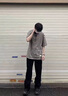 杉努牛仔褲子男夏季美式高街休閑直筒寬松闊腿拖地純色百搭春秋款長褲 701黑色 XL （建議130-145斤） 曬單實拍圖