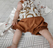 巴厘小豬女寶寶吊裝夏季無(wú)袖薄款女童兩件套嬰幼兒分體衣服兒童夏裝 暗香疏影 暗香疏影 80 曬單實(shí)拍圖