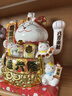 吉貓堂招財貓擺件開(kāi)業(yè)大號自動(dòng)搖手店鋪前臺家居客廳裝飾發(fā)財貓送禮禮品 32CM高【我為財運舉大旗】當次日達 【禮盒+坐墊+圍脖】電池插電兩用 曬單實(shí)拍圖