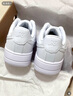 特步（XTEP）【國潮】女鞋板鞋空軍一號夏季鞋子休閑鞋情侶運動(dòng)鞋小白鞋 新白色-男（新版） 42 曬單實(shí)拍圖