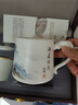 典躍手繪羊脂玉瓷茶杯高檔描金白瓷茶水分離泡茶杯過(guò)濾辦公室老板杯 大師手工-尊享杯(源遠流長(cháng)) 曬單實(shí)拍圖