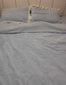 紅豆家紡冬季牛奶絨床上四件套加厚保暖雙面絨床單被套珊瑚絨被罩床上用品 安娜蘇-藍(lán)【加厚保暖 適合裸睡】 1.8m 床單款 四件套【被套2*2.3m】 曬單實(shí)拍圖