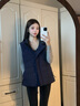 加拿大鵝（Canada Goose）【新品】Freestyle女士同色徽標(biāo)羽絨馬甲外套 經(jīng)典升級 2836LT 9391未來暮藍(lán) M 曬單實(shí)拍圖