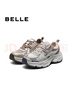 百麗（Belle）拼接撞色老爹鞋女2025秋新商場(chǎng)同款增高厚底休閑鞋E4Q1DCM5 米色 39 (245mm) 曬單實(shí)拍圖