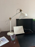 宜家（IKEA）RANARP勒納普工作燈純色臺燈經(jīng)典懷舊書桌燈書房閱讀燈 灰白+E27燈泡806流明 曬單實拍圖