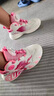 茨語（ciyu）國潮女童鞋子2025夏季新款網(wǎng)面透氣跑步運(yùn)動鞋兒童防滑耐磨籃球鞋 梅紅雙網(wǎng) 35 內(nèi)長約22.4cm 曬單實(shí)拍圖