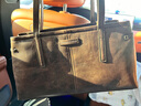 CHARLES&KEITH25秋季新品復(fù)古油蠟皮繩結(jié)單肩腋下包七夕禮物CK2-20782673 Distressed Coffee咖啡色 M 曬單實(shí)拍圖
