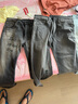 Levi's【商場(chǎng)同款】李維斯25春夏新款男士555寬松直筒牛仔褲000LO 黑色 34 (32) 曬單實(shí)拍圖