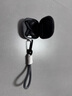 吉事果適用SHOKZ韶音舒適圈OpenFit開放式藍(lán)牙耳機(jī)保護(hù)套t920透明黑色軟殼韶音T910透黑防摔耳機(jī)保護(hù)殼 透黑色款+黑白飄帶【黑色耳機(jī)展示】 SHOKZ韶音OpenFit2 /  T920 曬單實(shí)拍圖
