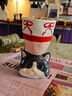 CONGSTUDIO限定手作可愛貓咪手工陶瓷杯酒杯咖啡杯創(chuàng)意卡通少女生日禮物 蝴蝶結「奶糕」 曬單實拍圖