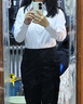 匆蒙白襯衫女簡(jiǎn)約長(zhǎng)袖內(nèi)搭女職業(yè)裝春夏商務(wù)休閑免燙職場(chǎng)通勤面試正裝 曬單實(shí)拍圖