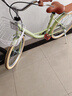 飛鴿兒童自行車中大童6-8-12-15歲中小學(xué)生男女孩腳踏車公主單車 小芭蕾 單速-青黃色-黃胎 22寸【身高140-160cm】約9-15歲 曬單實(shí)拍圖