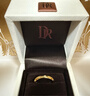 DR黃金戒指情侶足金鉆石對戒 一生一世系列結婚對戒弧臂/直臂 限量現貨【光金弧臂】黃金女戒 14 曬單實(shí)拍圖
