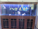 閩江大型新中式客廳家用落地魚缸水族箱辦公室招財免換水底濾龍魚缸 【4代】酸枝木 【4代大師款】200長*60寬*163高送豪華套餐 曬單實拍圖