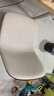 苡茉餐椅餐桌椅子家用新款椅子凳子靠背椅輕奢北歐高級餐廳主人椅米白 曬單實拍圖