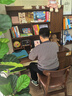 立太（LEADTEK）實(shí)木書桌學(xué)習(xí)桌電腦桌書柜書架一體家用小戶型轉(zhuǎn)角桌學(xué)生寫字桌子 【新品沖量】120cm深胡桃色 曬單實(shí)拍圖