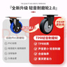樂(lè )優(yōu)佰易 小推車(chē)平板手推車(chē) 72*47cm4寸TPR輕音耐磨承重500斤 裝修搬家小拖車(chē)搬運車(chē)小拉車(chē)手拉貨車(chē)折疊拖車(chē) 曬單實(shí)拍圖
