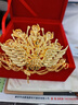 碧霓999足金無氰5D調節(jié)繁花似錦水滴形流蘇套鏈幸福花嫁婚嫁套鏈 68克皇冠 曬單實拍圖