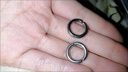 妙奕嘉男士耳夾無耳洞男生黑色耳釘痞帥高級小眾素圈耳環(huán)銀色耳飾潮流 圓線無耳洞耳夾【2鋼色2黑色】 4只裝 曬單實拍圖