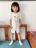 幼歌（YOUGE）夏季新款嬰幼兒輕薄莫代爾水果上衣寬松清涼短褲套裝潮 米底梨子 90 cm 曬單實(shí)拍圖