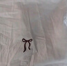 德瑪納【純棉100白襯衫】夏季簡約翻領(lǐng)撞色粒扣五分袖襯衣女上衣 曬單實拍圖