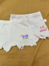 笛莎女童純棉內(nèi)褲防走光安全褲二合一夏季薄款6-12歲兒童小女孩打底褲 香芋紫+櫻花粉【10A抗菌襠】 - 2條 110 (M) 建議體重20-30斤 曬單實(shí)拍圖