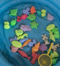 恩貝家族兒童磁性釣魚(yú)玩具水池裝備3-6歲寶寶撈魚(yú)網(wǎng)兜充氣床生日禮物 曬單實(shí)拍圖