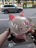 NUOMAN3C認證兒童頭盔男女孩夏季電動(dòng)車(chē)卡通可愛(ài)寶寶3-12歲騎行安全帽 KT凱蒂貓+粉白貓耳+白粉小花 曬單實(shí)拍圖