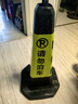 橡塑路錐 雪糕筒停車樁 橡膠圓錐交通反光方錐警示柱路障請(qǐng)勿泊車 4斤70cm提環(huán)橡塑方錐-黃黑請(qǐng)勿停車 曬單實(shí)拍圖