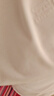 茵曼正肩自然涼刺繡T恤夏季女裝百搭顯瘦圓領(lǐng)寬松短袖上衣 米白色 XL 曬單實(shí)拍圖