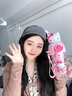 Hello Kitty凱蒂貓兒童太空杯可愛(ài)兩用水杯學(xué)生上學(xué)專(zhuān)用吸管杯茶水分離杯子 吸管杯】500ML粉色美樂(lè )蒂 曬單實(shí)拍圖