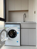 西門(mén)子（SIEMENS）新品iQ300小幸熨 10公斤變頻滾筒家用洗衣機(jī) 深層凈洗  智能投放 觸控彩屏 晶御智能 WG52J7I00W 曬單實(shí)拍圖
