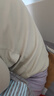貓人純棉哺乳上衣春秋冬款孕婦睡衣打底衫嬰兒棉喂奶秋衣月子服保暖衣 元氣粉【100%純棉】 2XL (建議140-180斤) 曬單實(shí)拍圖