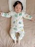 嬰兒夾棉分體套裝寶寶加厚保暖幼兒a類(lèi)純棉加棉高腰棉衣棉褲衣服 【護肚保暖】大象 66 ：3-6個(gè)月 推薦體重：12-15斤 曬單實(shí)拍圖