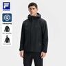 FILA 斐樂(lè )官方男士羽絨服冬季新款簡(jiǎn)約百搭保暖基礎立領(lǐng)外套 正黑色-BK M 170/92A/M 曬單實(shí)拍圖