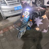 何佳功電動(dòng)車(chē)燈摩托車(chē)超亮LED大燈泡外置改裝12v60v強光透鏡射燈鋪路燈 貓頭鷹雙光射燈 20W厚款鋁合金 【近黃遠白三線(xiàn)】 曬單實(shí)拍圖